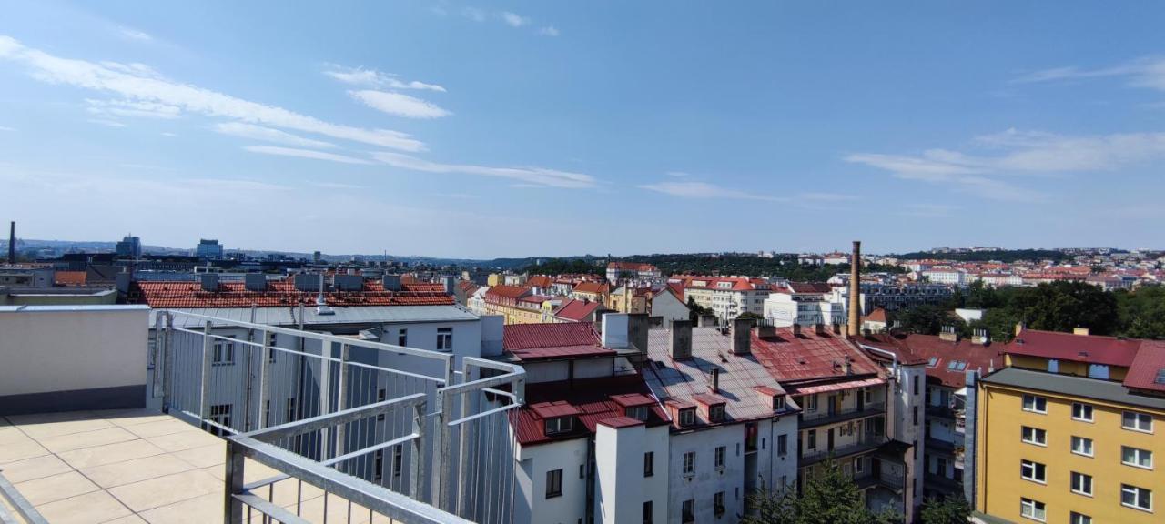 Penthouse # 81 With Panoramic City View In Elite Rezidence With Free Parking Prag Exterior foto