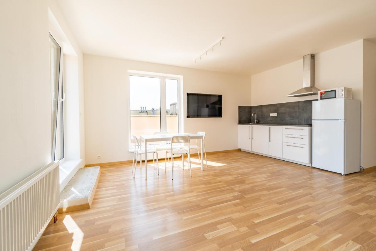 Penthouse # 81 With Panoramic City View In Elite Rezidence With Free Parking Prag Exterior foto