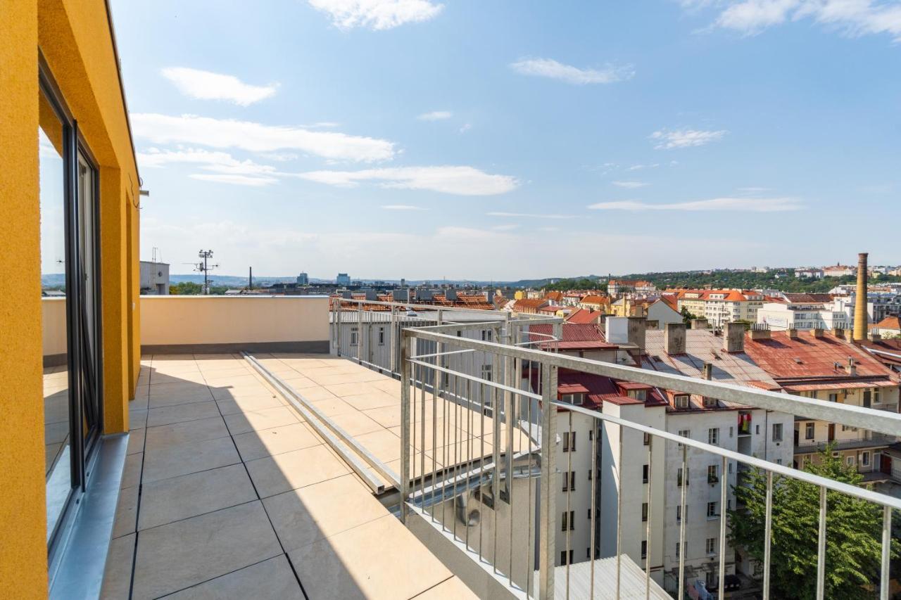 Penthouse # 81 With Panoramic City View In Elite Rezidence With Free Parking Prag Exterior foto